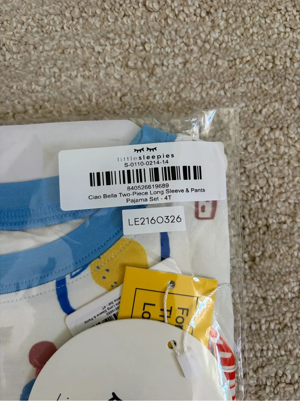 NIB Little Sleepies Long Sleeve Pajamas